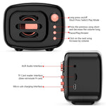 B11 Bluetooth 5.0 Retro-Wireless-Bluetooth-Lautsprecher, unterstützt Freisprechanrufe und 32 GB TF-Karte und 3,5-mm-Audiobuchse