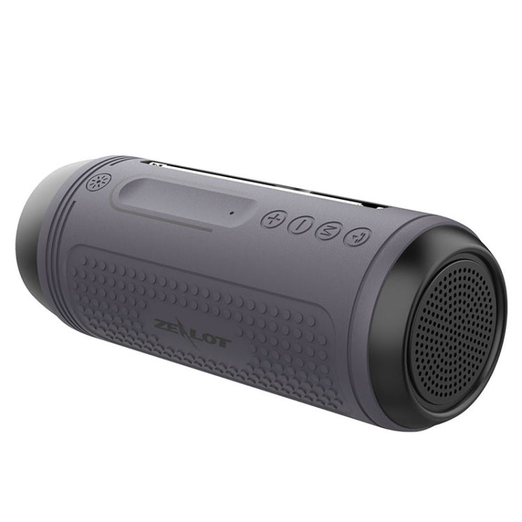 ZEALOT A1 Multifunktionaler kabelloser Bluetooth-Basslautsprecher, integriertes Mikrofon, unterstützt Bluetooth-Anrufe & AUX & TF-Karte & LED-Leuchten