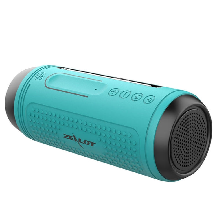 ZEALOT A1 Multifunktionaler kabelloser Bluetooth-Basslautsprecher, integriertes Mikrofon, unterstützt Bluetooth-Anrufe & AUX & TF-Karte & LED-Leuchten