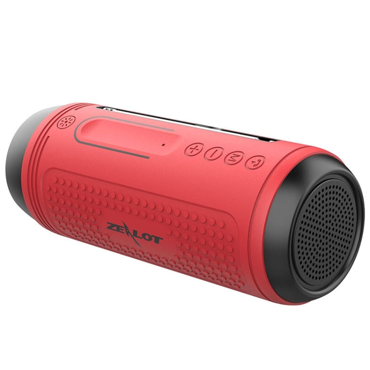 ZEALOT A1 Multifunktionaler kabelloser Bluetooth-Basslautsprecher, integriertes Mikrofon, unterstützt Bluetooth-Anrufe & AUX & TF-Karte & LED-Leuchten