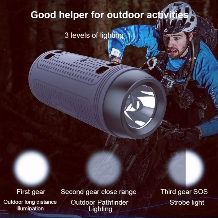 ZEALOT A1 Multifunktionaler kabelloser Bluetooth-Basslautsprecher, integriertes Mikrofon, unterstützt Bluetooth-Anrufe & AUX & TF-Karte & LED-Leuchten