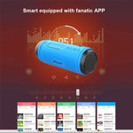 ZEALOT A1 Multifunktionaler kabelloser Bluetooth-Basslautsprecher, integriertes Mikrofon, unterstützt Bluetooth-Anrufe & AUX & TF-Karte & LED-Leuchten