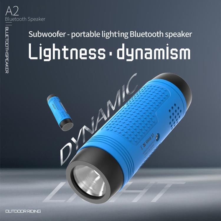 ZEALOT A2 Multifunktionaler Bass Wireless Bluetooth Lautsprecher, eingebautes Mikrofon, unterstützt Bluetooth-Anrufe & AUX & TF-Karte & LED-Leuchten