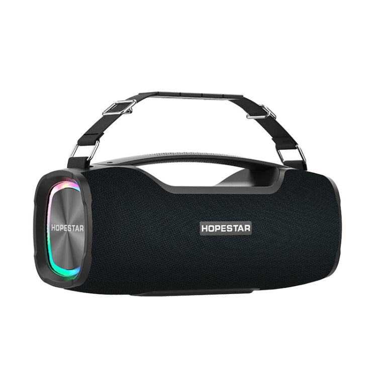 HOPESTAR A6X TWS Tragbarer Outdoor-Bluetooth-Lautsprecher mit farbigen Musiklichtern, unterstützt Powerbank & Freisprechfunktion & USB-Stick & TF-Karte & 3,5mm AUX, A6X Schwarz, A6X Grün