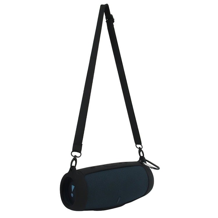 Tragbare Silikon-Schutzhülle mit Schultergurt & Karabiner für JBL Charge 5