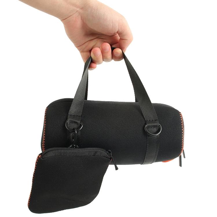 EVA Tragbare Outdoor-Lautsprecher-Schutzhülle mit Schultergurt und Karabiner für JBL Charge 5