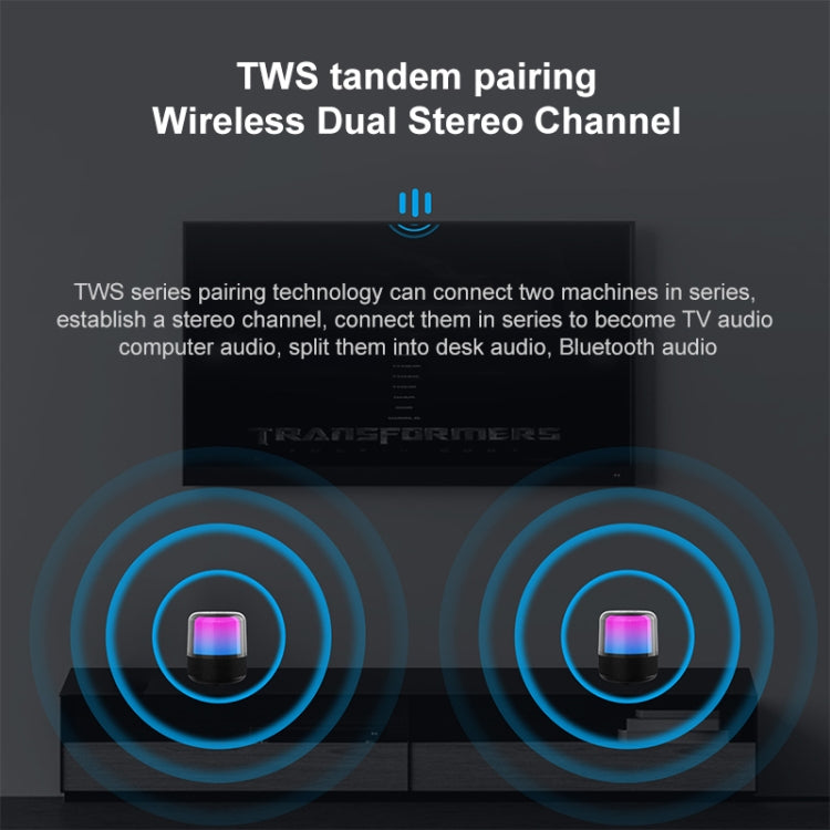 JY-06 60W TWS Outdoor Farbige Lichter Hohe Lautstärke Bluetooth-Lautsprecher