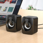 A2 USB 2.0 Kabelgesteuerter beleuchteter Handy Computer Mini Desktop Lautsprecher, beleuchtet