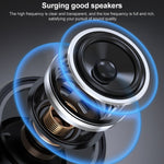 EBS-908 Stoff-Umhänge-Nacken-Wireless-Bluetooth-Subwoofer-Stereo-Lautsprecher
