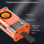 5W Tragbarer Bullet TWS Wireless Bluetooth Lautsprecher, (Orange), (Grün), (Grau), (Lila)
