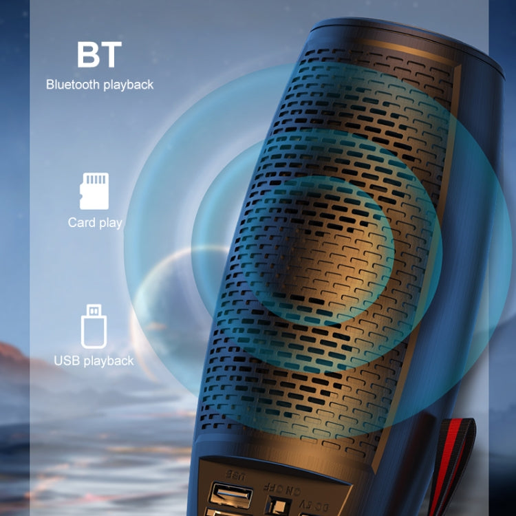 WEKOME D40 5W Sound Pulse Farbenfroher Bluetooth-Lautsprecher, D40 (Schwarz), D40 (Weiß)
