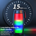 WEKOME D40 5W Sound Pulse Farbenfroher Bluetooth-Lautsprecher, D40 (Schwarz), D40 (Weiß)
