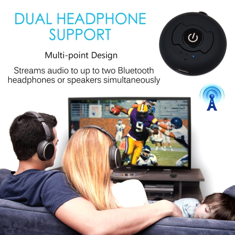 H366T Tragbarer Multi-Punkt Bluetooth 4.0 Audio-Sender für iPhone, Samsung, HTC, Sony, Google, Huawei, Xiaomi und andere Smartphones