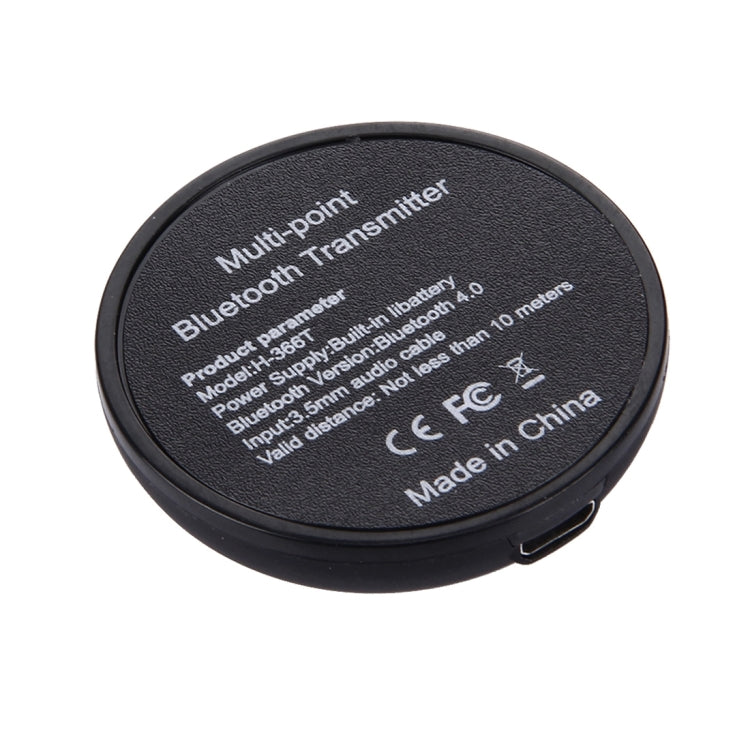 H366T Tragbarer Multi-Punkt Bluetooth 4.0 Audio-Sender für iPhone, Samsung, HTC, Sony, Google, Huawei, Xiaomi und andere Smartphones