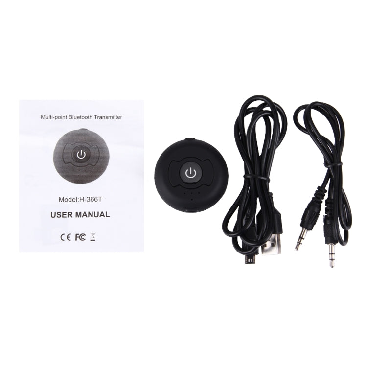 H366T Tragbarer Multi-Punkt Bluetooth 4.0 Audio-Sender für iPhone, Samsung, HTC, Sony, Google, Huawei, Xiaomi und andere Smartphones