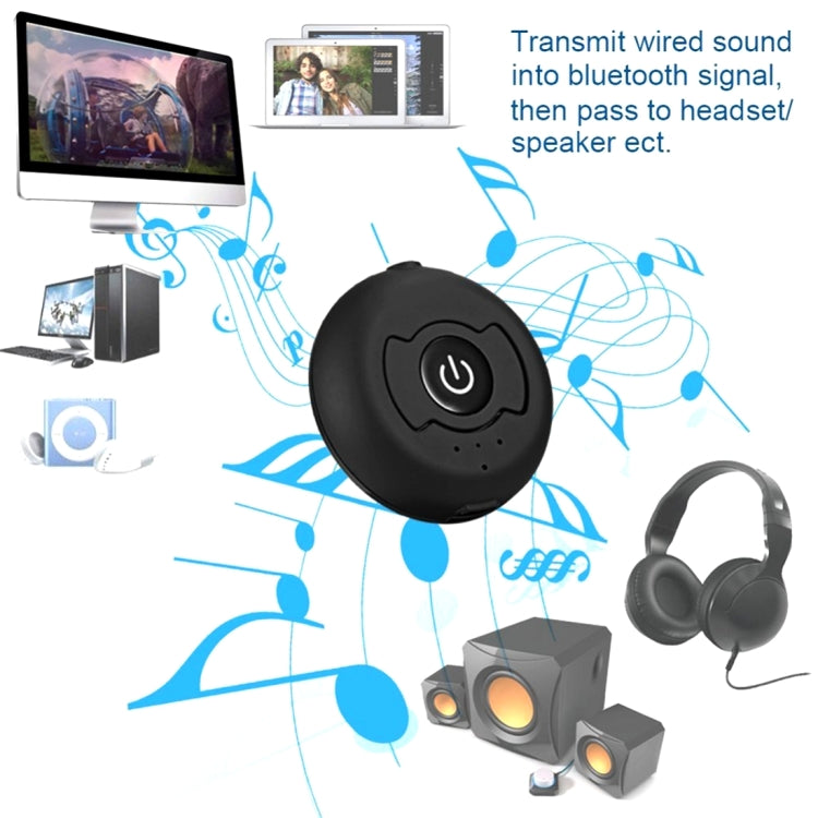 H366T Tragbarer Multi-Punkt Bluetooth 4.0 Audio-Sender für iPhone, Samsung, HTC, Sony, Google, Huawei, Xiaomi und andere Smartphones
