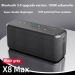 XDOBO X8 Max 100W kabelloser Bluetooth Lautsprecher, Outdoor Subwoofer, unterstützt TWS & TF-Karte & U-Disk, X8 Max