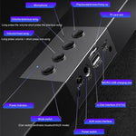 YINDIAO A36 Bluetooth 5.0 Smart Subwoofer Computer Kabelloser Bluetooth-Lautsprecher, Bluetooth Upgrade Version, Bluetooth Upgrade Version (Schwarz)