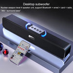YINDIAO A36 Bluetooth 5.0 Smart Subwoofer Computer Kabelloser Bluetooth-Lautsprecher, Bluetooth Upgrade Version, Bluetooth Upgrade Version (Schwarz)