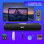 YINDIAO A36 Bluetooth 5.0 Smart Subwoofer Computer Kabelloser Bluetooth-Lautsprecher, Bluetooth Upgrade Version, Bluetooth Upgrade Version (Schwarz)