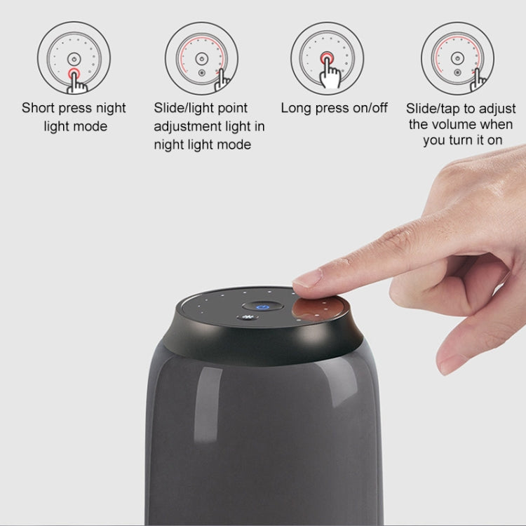 Original Xiaomi Youpin V03 Kabelloser Bluetooth-Lautsprecher mit Farblicht, unterstützt Freisprechen / AUX