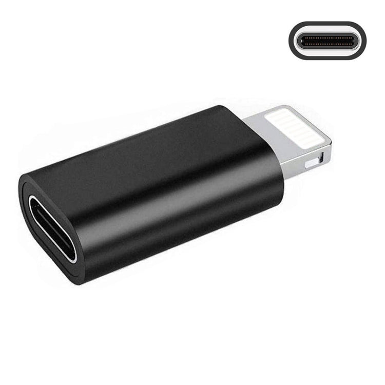 ENKAY Hat-Prince HC-6 Mini ABS USB-C / Typ-C 3.1 zu 8-Pin Port Anschlussadapter(Weiß), Schwarz, Typ-C zu 8-Pin