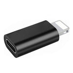 ENKAY Hat-Prince HC-6 Mini ABS USB-C / Typ-C 3.1 zu 8-Pin Port Anschlussadapter(Weiß), Schwarz, Typ-C zu 8-Pin