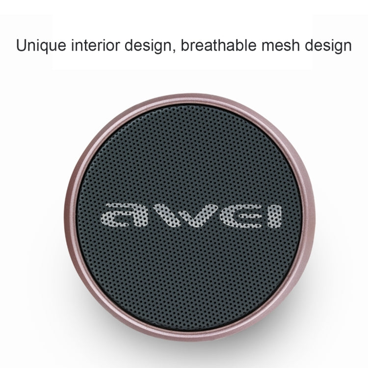 awei Y500 Mini tragbarer kabelloser Bluetooth-Lautsprecher mit 3D-Stereo, integriertem Mikrofon, TF-Karten-/AUX-Unterstützung, Y500
