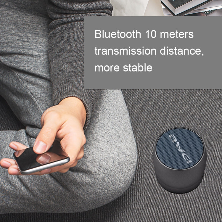 awei Y500 Mini tragbarer kabelloser Bluetooth-Lautsprecher mit 3D-Stereo, integriertem Mikrofon, TF-Karten-/AUX-Unterstützung, Y500