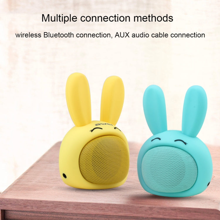 awei Y700 Mini Tragbarer Kaninchen Bluetooth-Lautsprecher, Integriertes Mikrofon, unterstützt AUX / Freisprechanrufe, Y700
