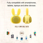awei Y700 Mini Tragbarer Kaninchen Bluetooth-Lautsprecher, Integriertes Mikrofon, unterstützt AUX / Freisprechanrufe, Y700