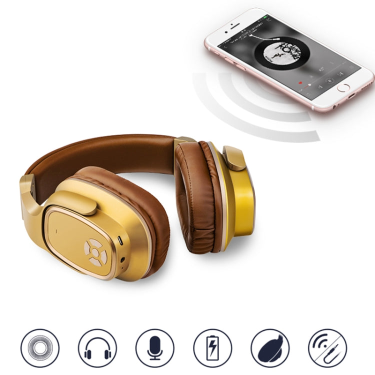OneDer S2 Kopfmontiertes Drahtloses Bluetooth Version 5.0 Headset Kopfhörer, mit Mikrofon, Freisprechfunktion, TF Karte, USB Laufwerk, AUX, FM Funktion, S2