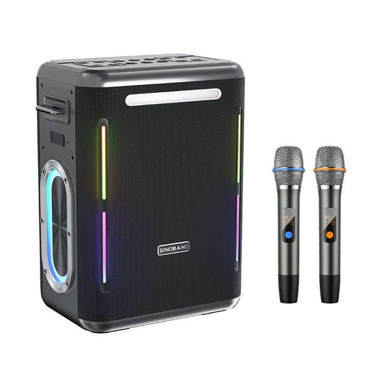 XDOBO SINOBAND Party 1981 300W Tragbarer Outdoor TWS Bluetooth Lautsprecher mit farbiger LED-Beleuchtung, SINOBAND Party 1981