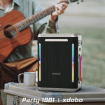 XDOBO SINOBAND Party 1981 300W Tragbarer Outdoor TWS Bluetooth Lautsprecher mit farbiger LED-Beleuchtung, SINOBAND Party 1981