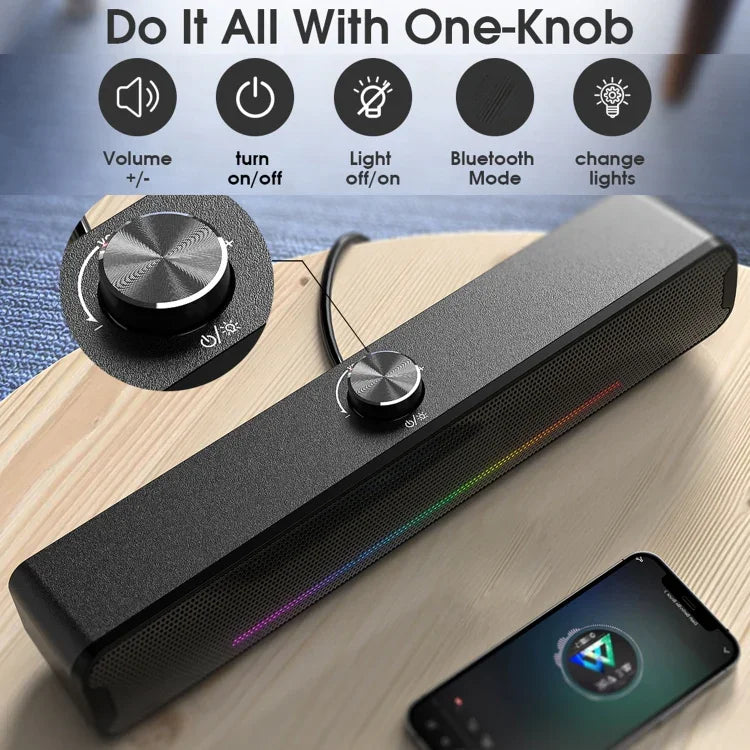 L16 Outdoor Tragbarer RGB-Licht-HiFi-USB-Bluetooth-Wireless-Lautsprecher, L16