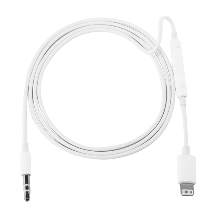 MH021 1 m 8-Pin zu 3,5 mm AUX Audiokabel mit Leitungssteuerung, MH021