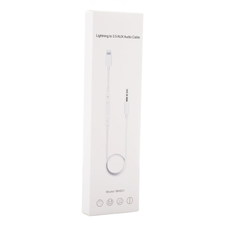 MH021 1 m 8-Pin zu 3,5 mm AUX Audiokabel mit Leitungssteuerung, MH021