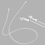 Kabelloser Bluetooth-Ohrhörer Anti-Verlust Band Silikon Unisex Kopfhörer Anti-Verlust Schnur für Apple AirPods 1/2, Kabellänge: 60cm