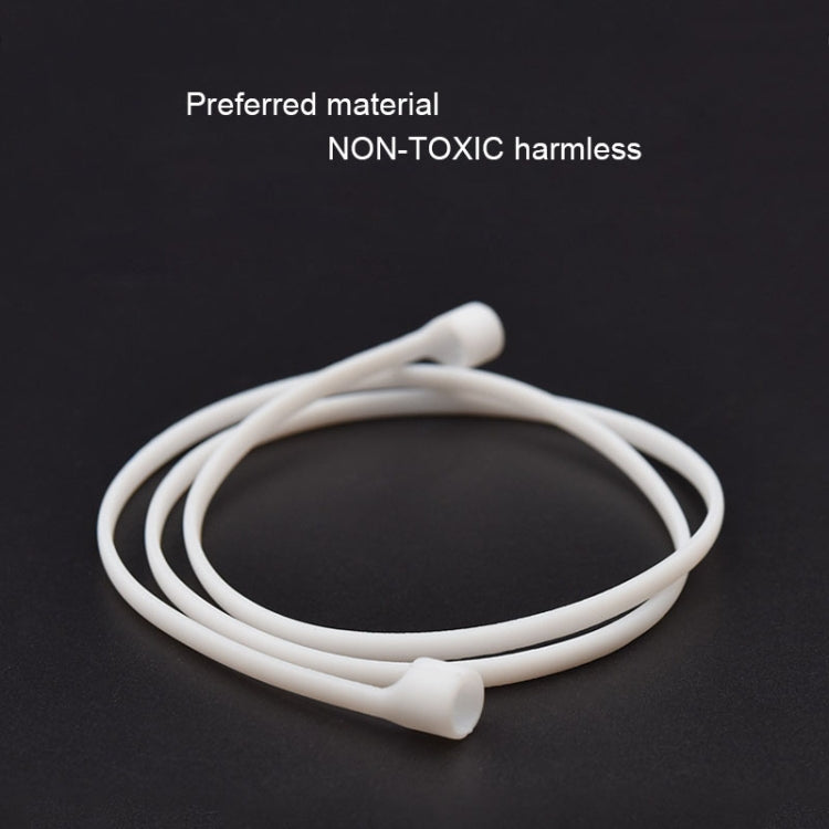 Kabelloser Bluetooth-Ohrhörer Anti-Verlust Band Silikon Unisex Kopfhörer Anti-Verlust Schnur für Apple AirPods 1/2, Kabellänge: 60cm