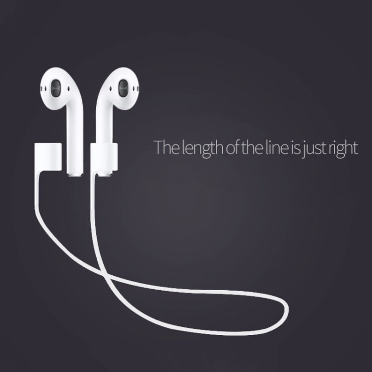 Kabelloser Bluetooth-Ohrhörer Anti-Verlust Band Silikon Unisex Kopfhörer Anti-Verlust Schnur für Apple AirPods 1/2, Kabellänge: 60cm