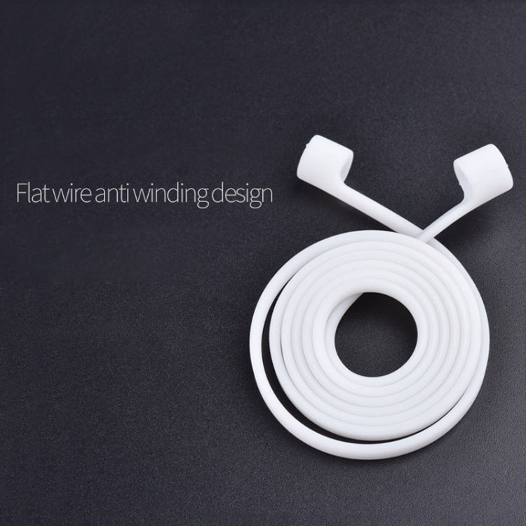 Kabelloser Bluetooth-Ohrhörer Anti-Verlust Band Silikon Unisex Kopfhörer Anti-Verlust Schnur für Apple AirPods 1/2, Kabellänge: 60cm