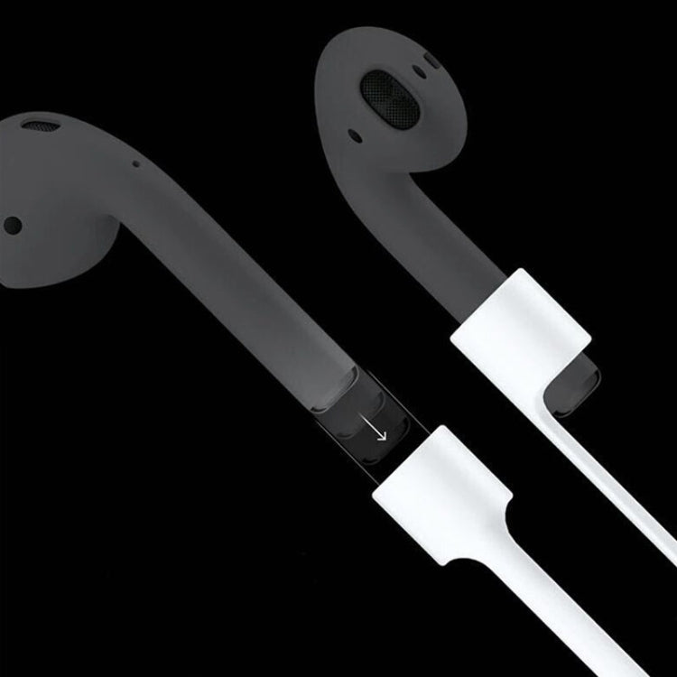 Kabelloser Bluetooth-Ohrhörer Anti-Verlust Band Silikon Unisex Kopfhörer Anti-Verlust Schnur für Apple AirPods 1/2, Kabellänge: 60cm