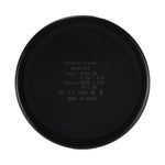 DC 9V 1.67A / 5V 1A Universelles, rundes Qi Standard Schnellladegerät mit Kontrollleuchte, runde Form