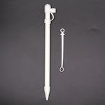 3 in 1 Silicone Protective Cover+Touch Cap Pen+Nip Pen Case For Apple Pencil, White