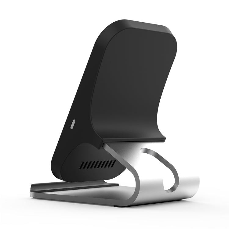 HAMTOD M5 15W Intelligentes Dual-Coil-Design Qi Standard Halterung Kabelloses Ladegerät mit Anzeigeleuchte, unterstützt schnelles Laden, M5 Schwarz, M5 Silber