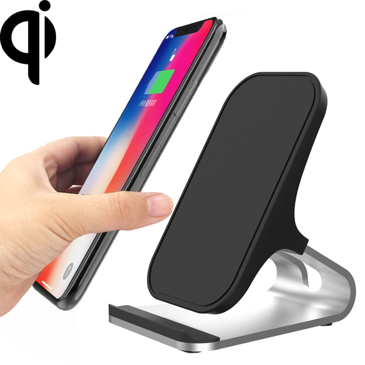HAMTOD M5 15W Intelligentes Dual-Coil-Design Qi Standard Halterung Kabelloses Ladegerät mit Anzeigeleuchte, unterstützt schnelles Laden, M5 Schwarz, M5 Silber
