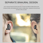 X8 TWS Outdoor-Sport Tragbarer In-Ear Bluetooth V5.0 Ohrhörer mit Ladebox