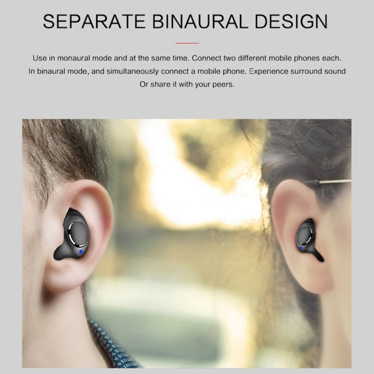 X8 TWS Outdoor-Sport Tragbarer In-Ear Bluetooth V5.0 Ohrhörer mit Ladebox