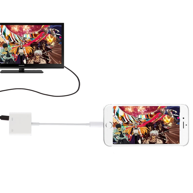 8-Pin-auf-AV-HDMI-/HDTV-TV-Digital-Kabeladapter