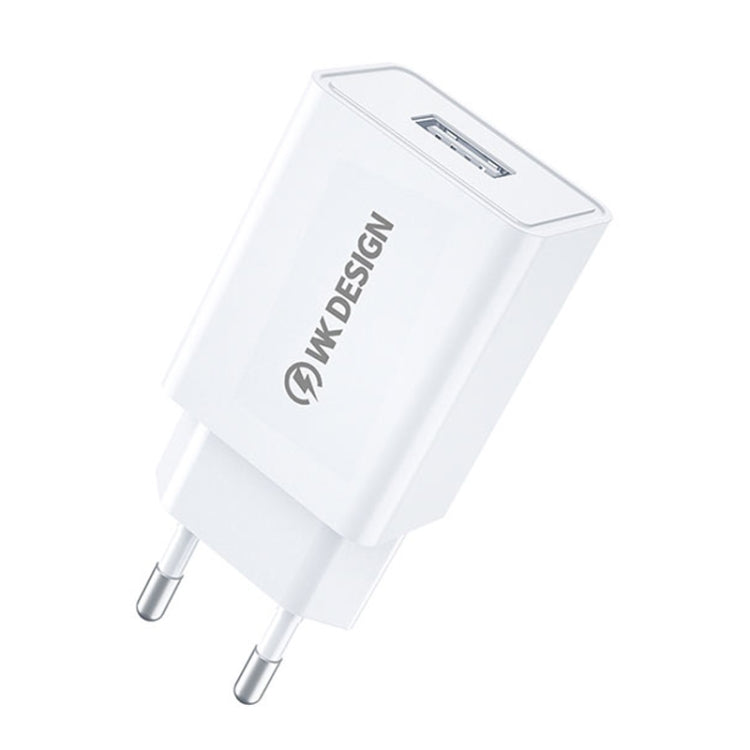 WK WP-U118 10W Reiseladegerät mit einem USB-Anschluss, EU-Stecker, WP-U118 EU-Stecker